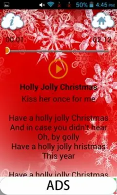 Christmas Song With Lyrics android App screenshot 0